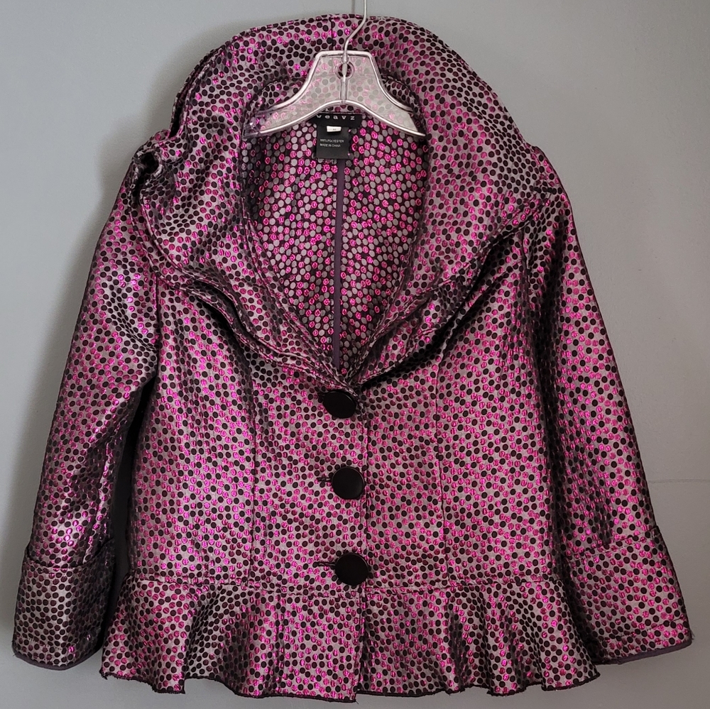 Weavz Metallic Jacket for Women. Size S